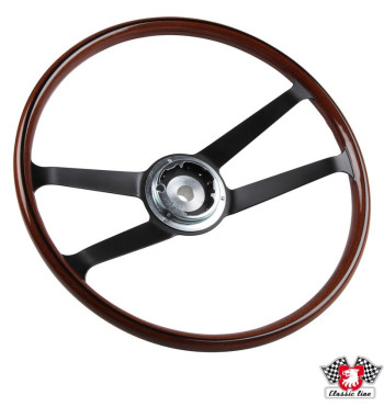 Kierownica, imitacja drewna, O420 mm (16,5"), bez przycisku klaksonu

